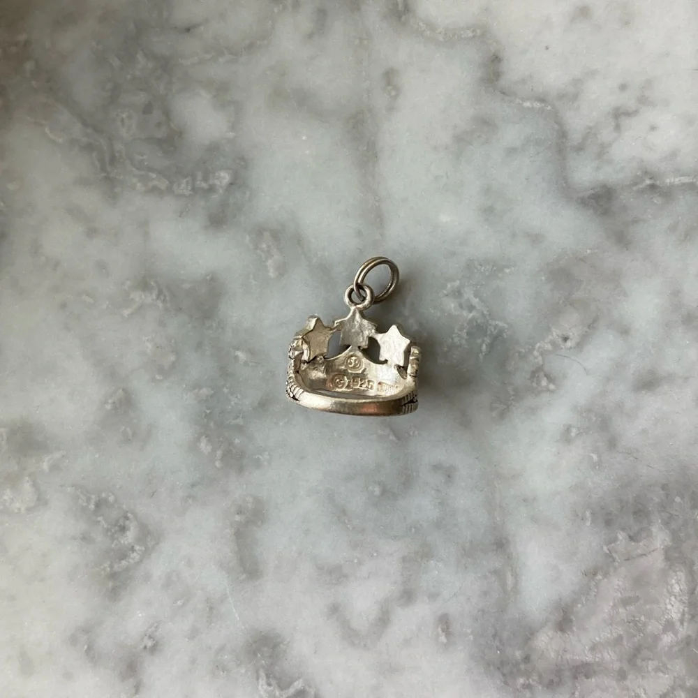 Sterling & Marcasite Tiara Charm